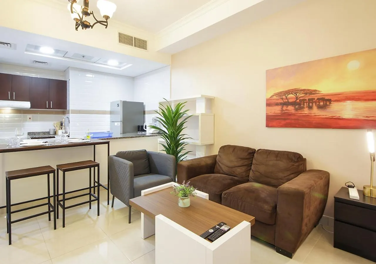 Beautiful Studio Apt In Businessbay Close To Metro Dubaj Apartman